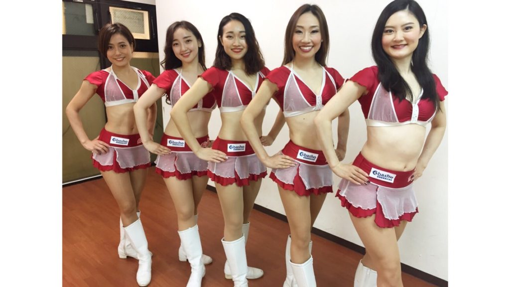 荏原商事様のロゴがVirtual Allstar Pro-cheerleadersのユニフォームに